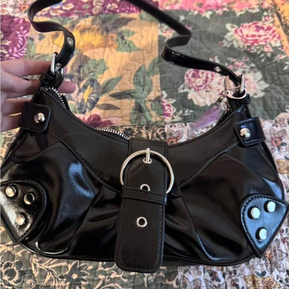 Black Leather Women's Bag